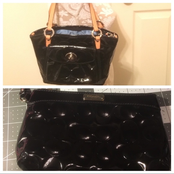 Coach Handbags - Coach Leah Set